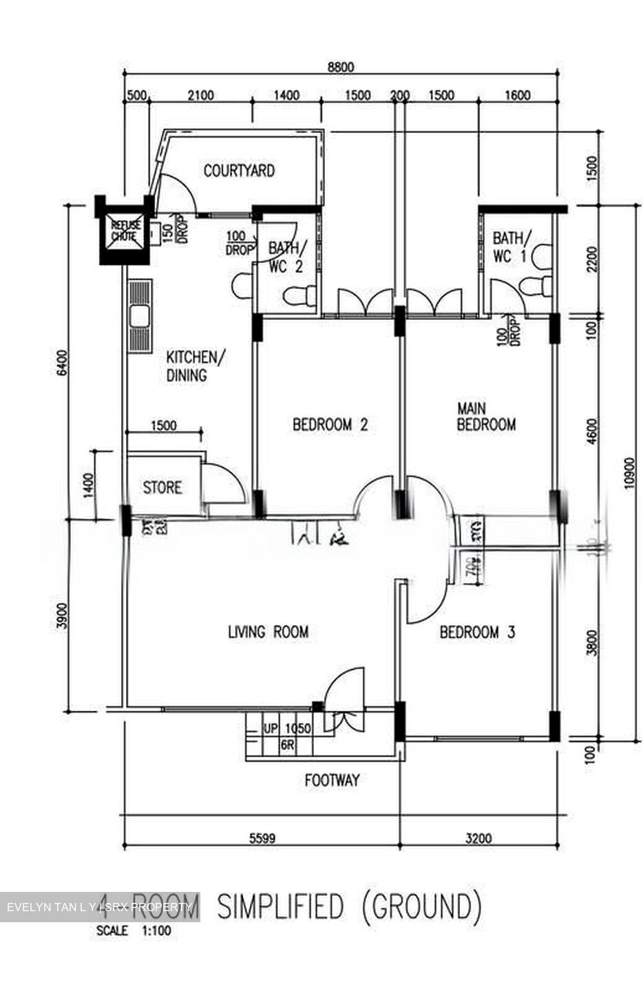Blk 513 Bedok Reservoir - Punggol Vale (Hougang), HDB 4 Rooms #551415921